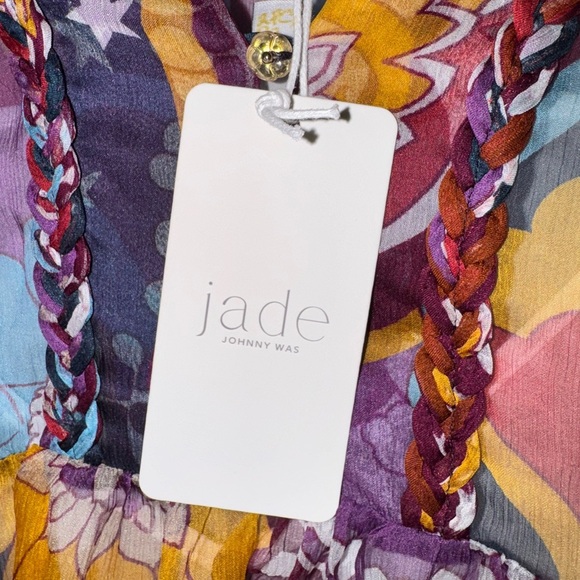 NWT - Jade by Johnny Was Multicolor Floral Dress - Picture 2 of 7